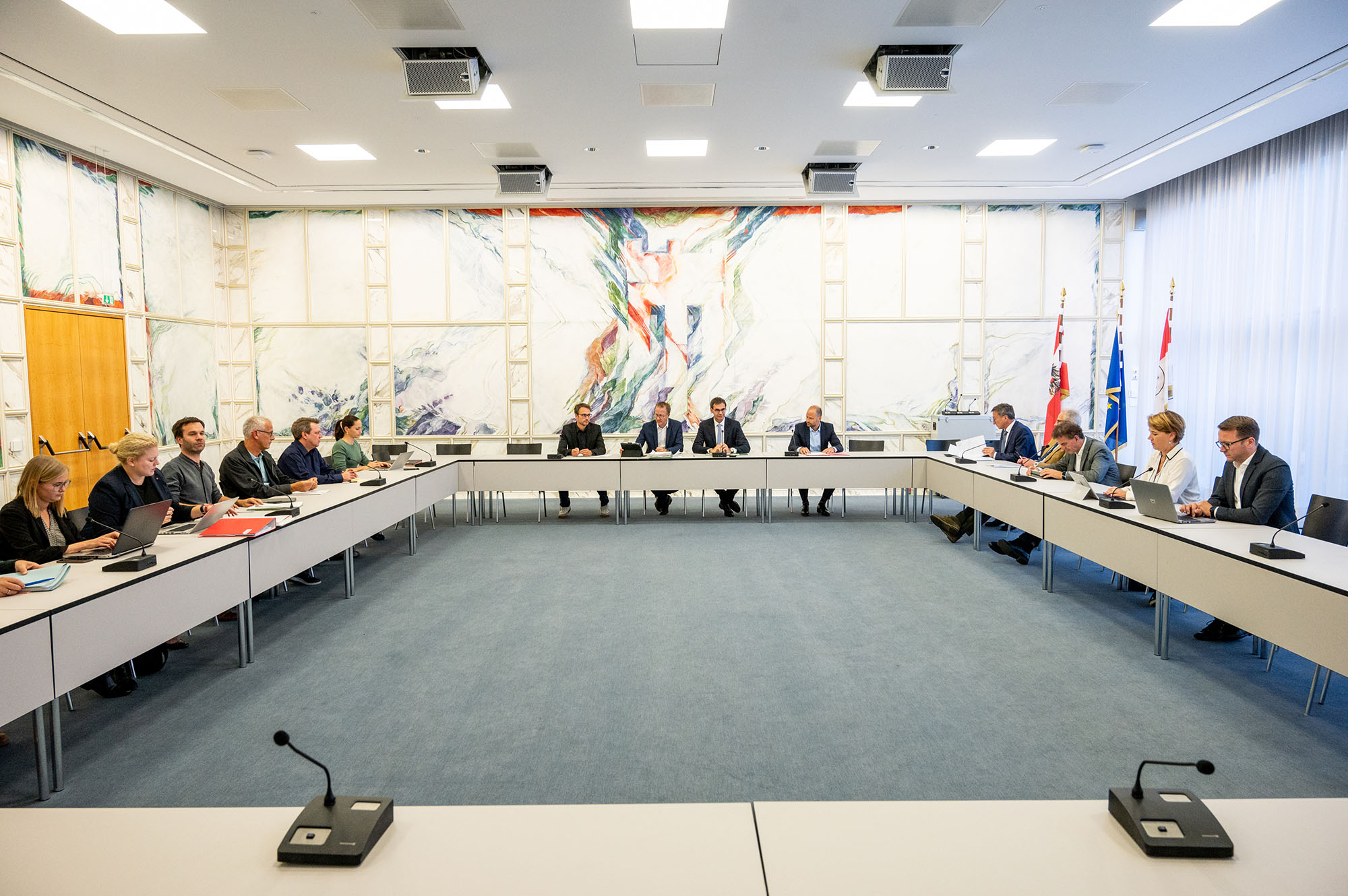 Krisenstab Energie tagt erstmalig im Landhaus